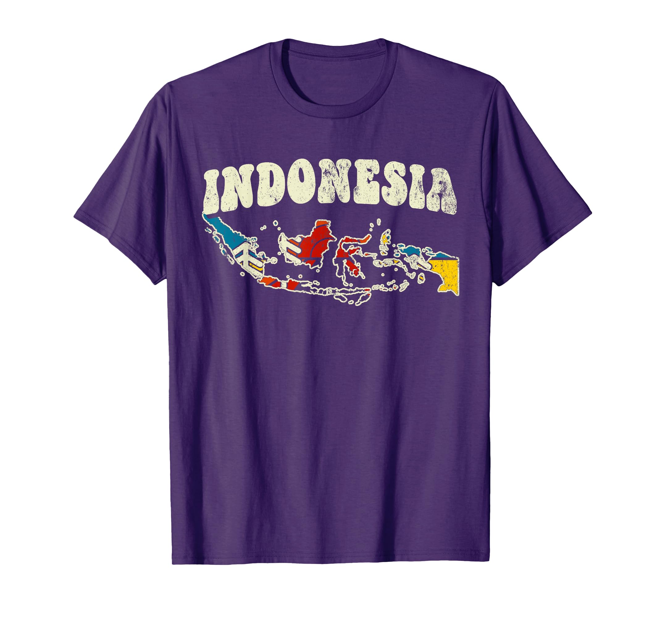 Indonesia Indonesian Country Rainbow T-Shirt - Minimalist Print Men Women - T-Shirt, Sweatshirt, Hoodie