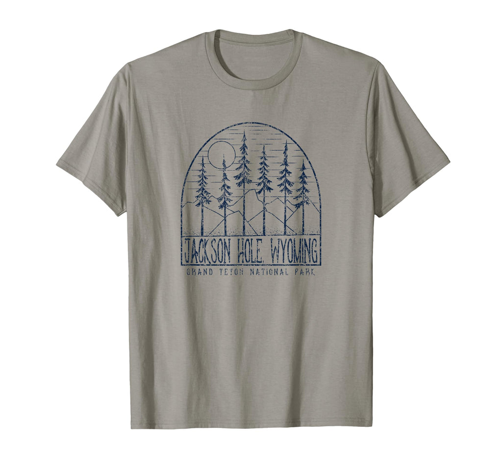 Grand Teton National Park Pine Trees T-Shirt - Novelty Apparel Unisex - T-Shirt, Sweatshirt, Hoodie