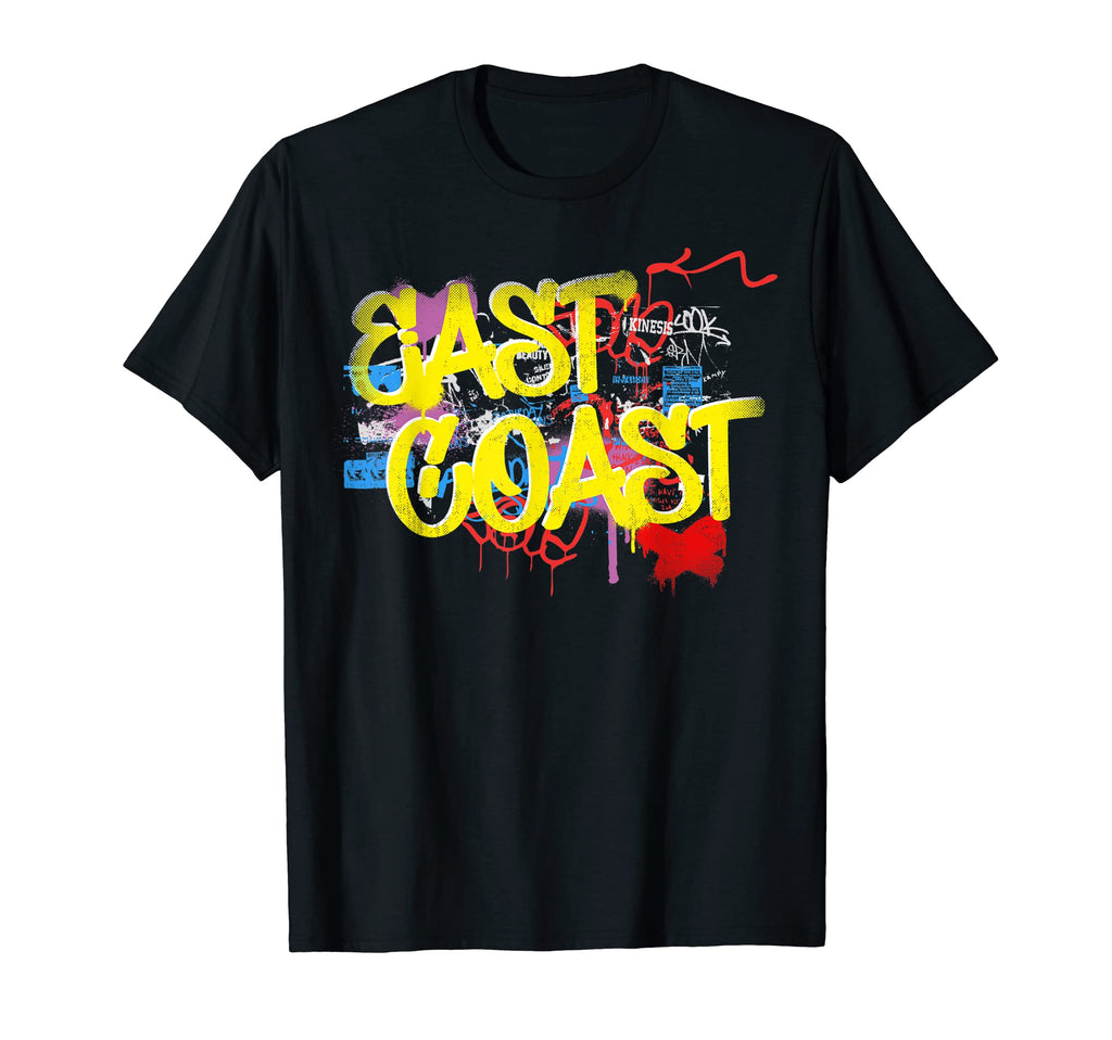 Fresh East Coast 80S 90S Hip Hop Rap T-Shirt - Trendy Graphic for Adults - T-Shirt, Sweatshirt, Hoodie