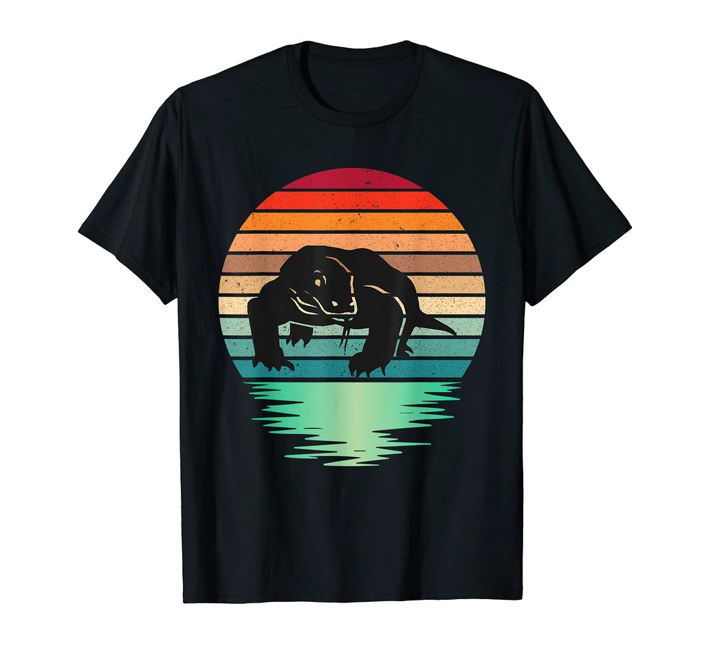Komodo Dragon Sunset Reptile Lover T-Shirt - Unique Graphic for Adults - T-Shirt, Sweatshirt, Hoodie