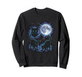 Black Cat 90S Aesthetic Moonlight Sweatshirt - Streetwear Style Men Women - T-Shirt, Sweatshirt, Hoodie