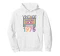 51St Birthday 1975 Music Cassette Tape Hoodie - Minimalist Print Men Women - T-Shirt, Sweatshirt, Hoodie