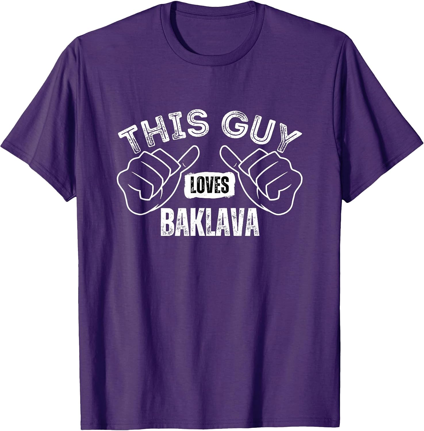 This Guy Loves Baklava Text Merch - Adult & Kids T-Shirts, Sweatshirts & Hoodies apparel design preview 1