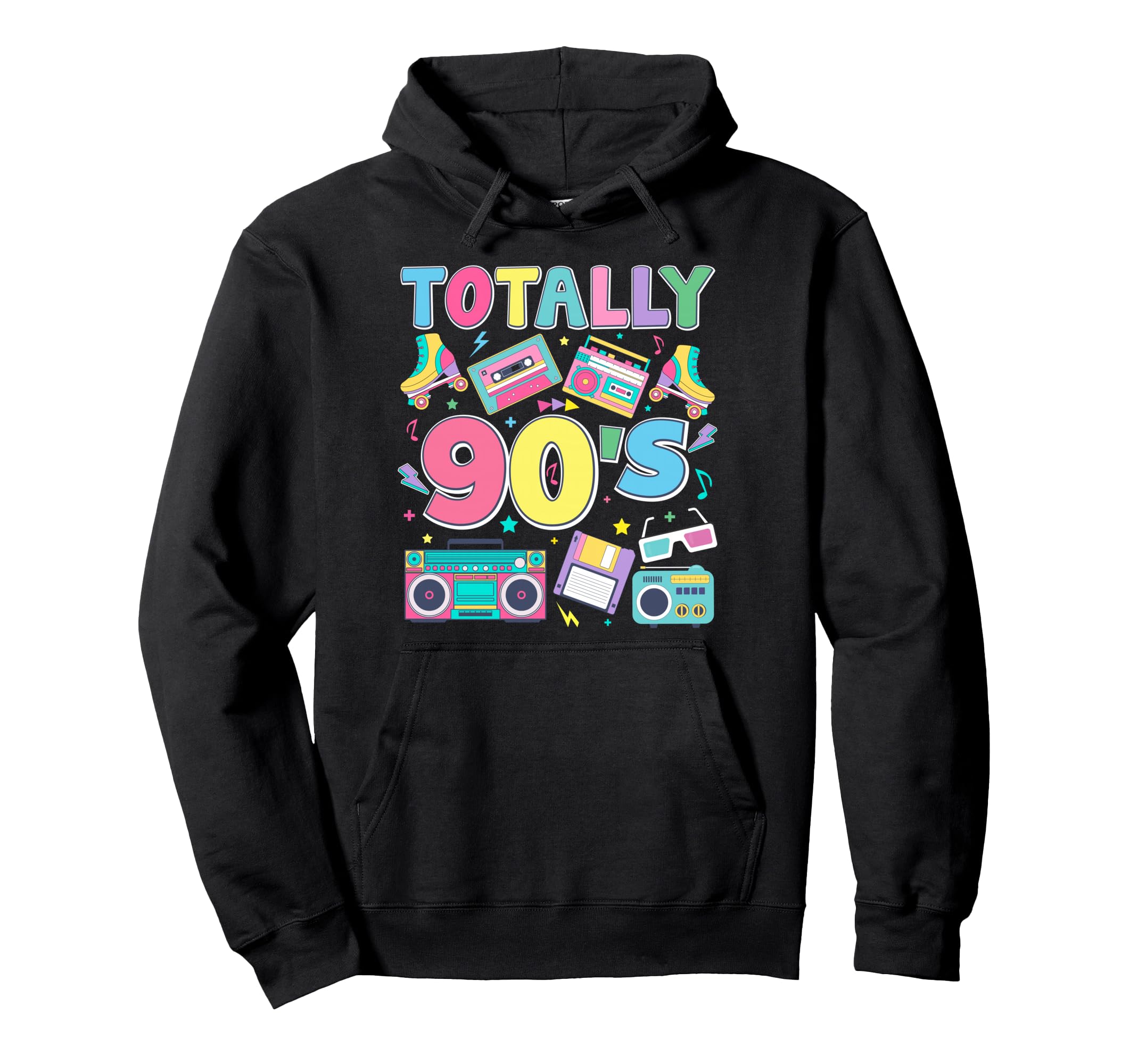 Totally 90S 1990S Cassette Tape Hoodie - Casual Everyday Wear for Adults - T-Shirt, Sweatshirt, Hoodie
