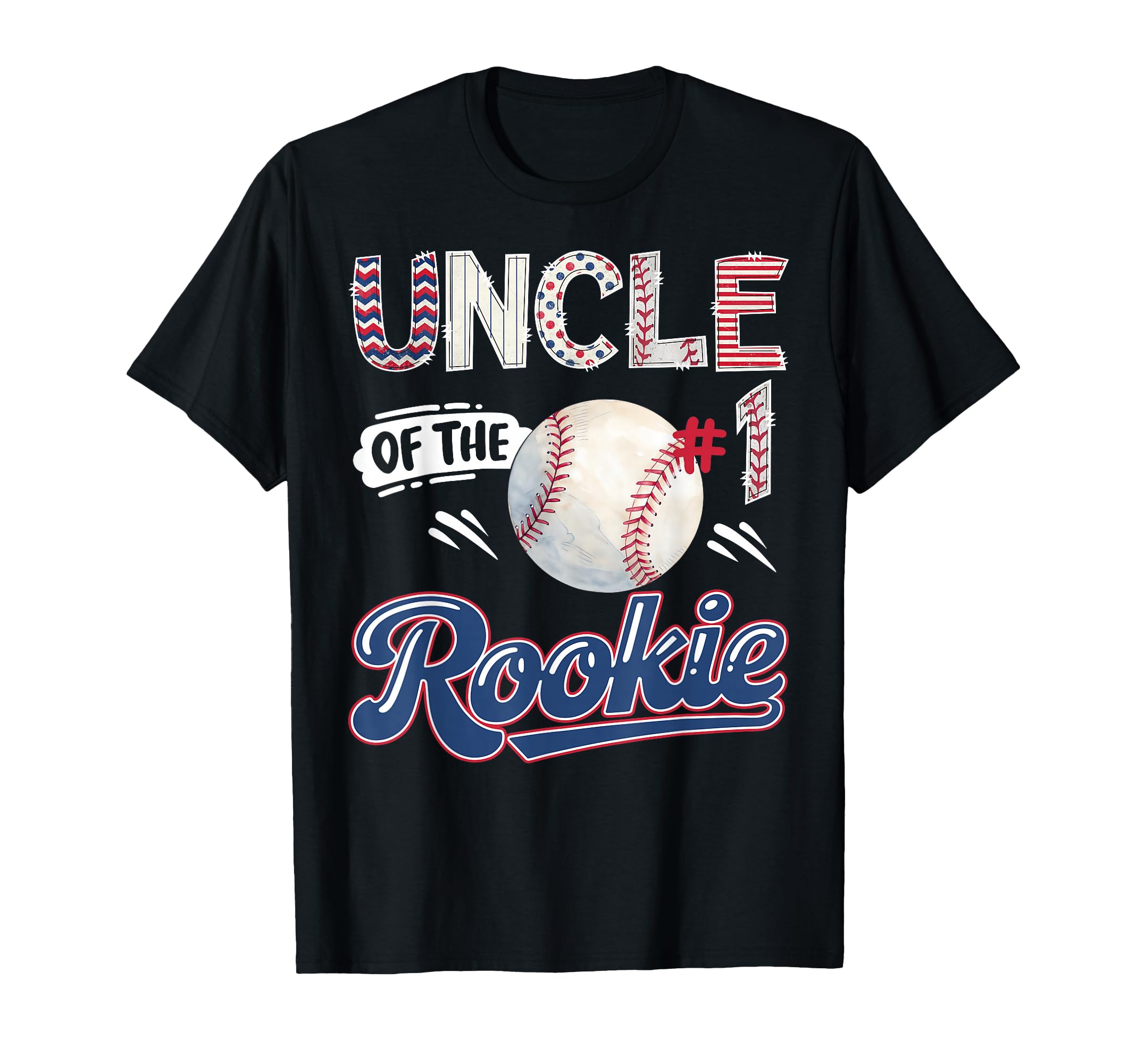 Uncle Rookie Baseball 1St Birthday T-Shirt - Graphic Print for Adults - T-Shirt, Sweatshirt, Hoodie