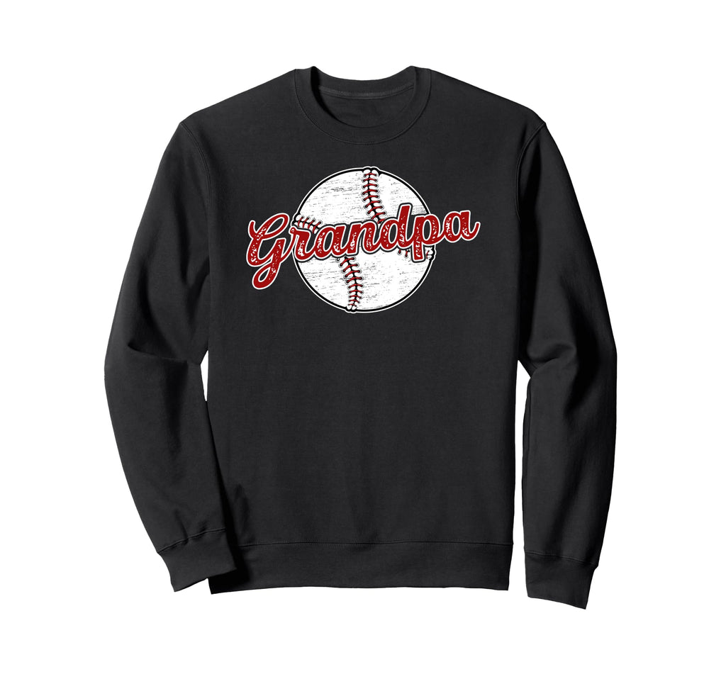 Grandpa Baseball Player Sweatshirt - Novelty Apparel for Adults - T-Shirt, Sweatshirt, Hoodie