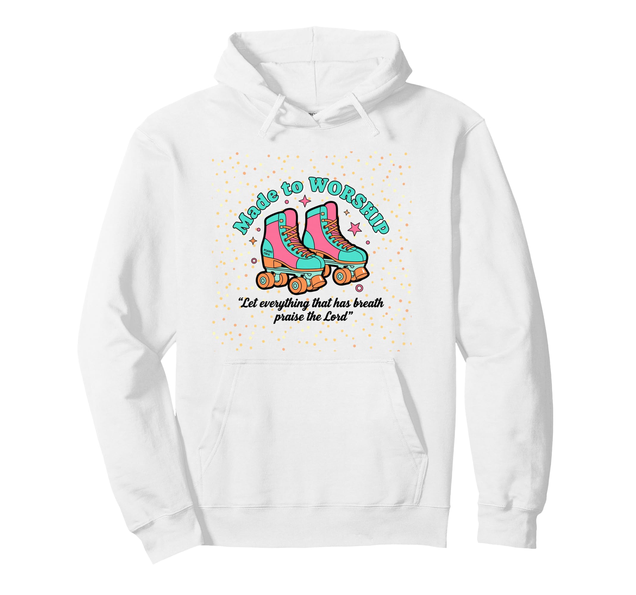 Created To Worship Colorful Faith Hoodie - Aesthetic Graphic Unisex - T-Shirt, Sweatshirt, Hoodie