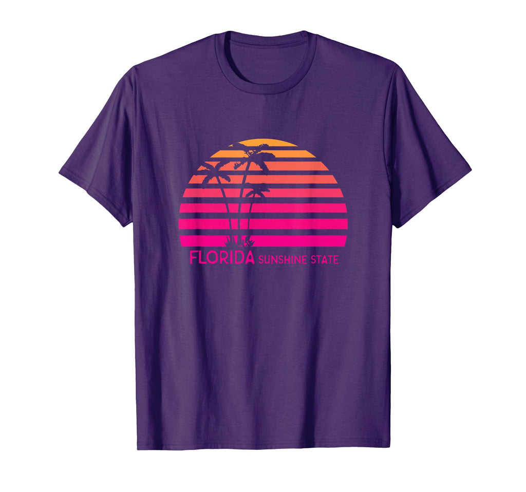 Florida Color Sunset T-Shirt - Trendy Graphic Men Women - T-Shirt, Sweatshirt, Hoodie
