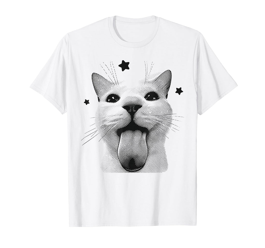 Funny Y2K Cat Silly Cats 90S Kitten T-Shirt - Fun Novelty Design Men Women - T-Shirt, Sweatshirt, Hoodie