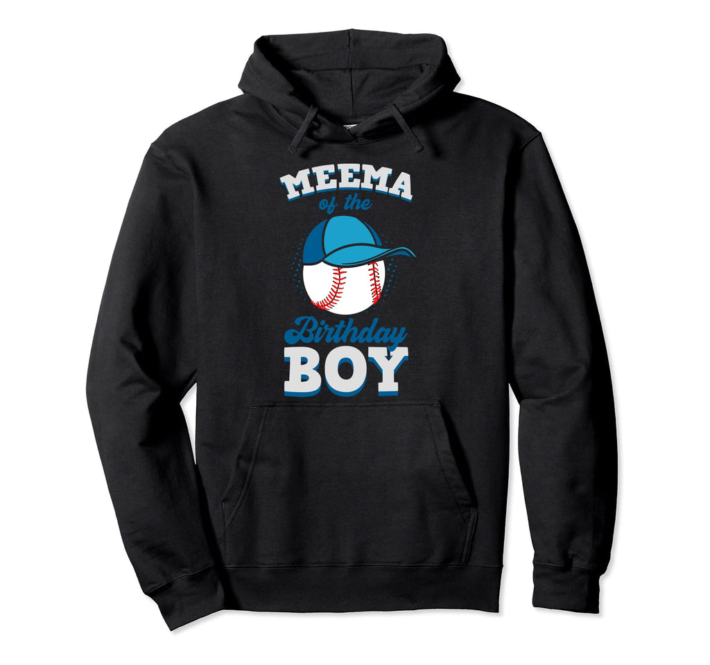 Meema Birthday Baseball Theme Hoodie - Casual Everyday Wear for Adults - T-Shirt, Sweatshirt, Hoodie