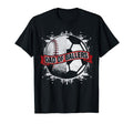 Mens Dad Both Baseball Soccer Dad Ballers T-Shirt - Minimalist Print Unisex - T-Shirt, Sweatshirt, Hoodie