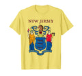 New Jersey State Seal Flag T-Shirt - Novelty Apparel Men Women - T-Shirt, Sweatshirt, Hoodie