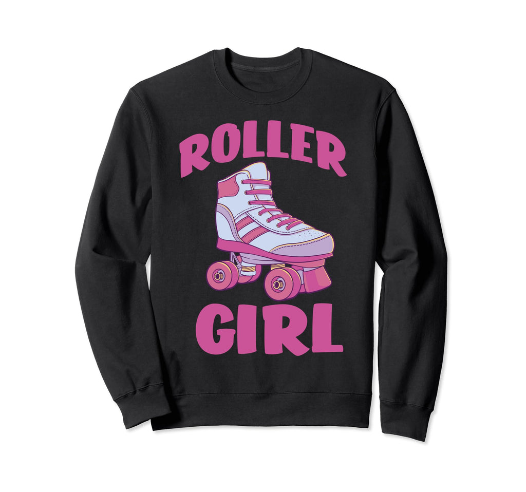 Roller Skater Skating 70S 80S Skates Sweatshirt - Unique Graphic for Adults - T-Shirt, Sweatshirt, Hoodie