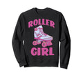 Roller Skater Skating 70S 80S Skates Sweatshirt - Unique Graphic for Adults - T-Shirt, Sweatshirt, Hoodie