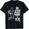 In Jesus Name I Play Christian - Adult & Kids T-Shirts, Sweatshirts & Hoodies apparel design preview 1