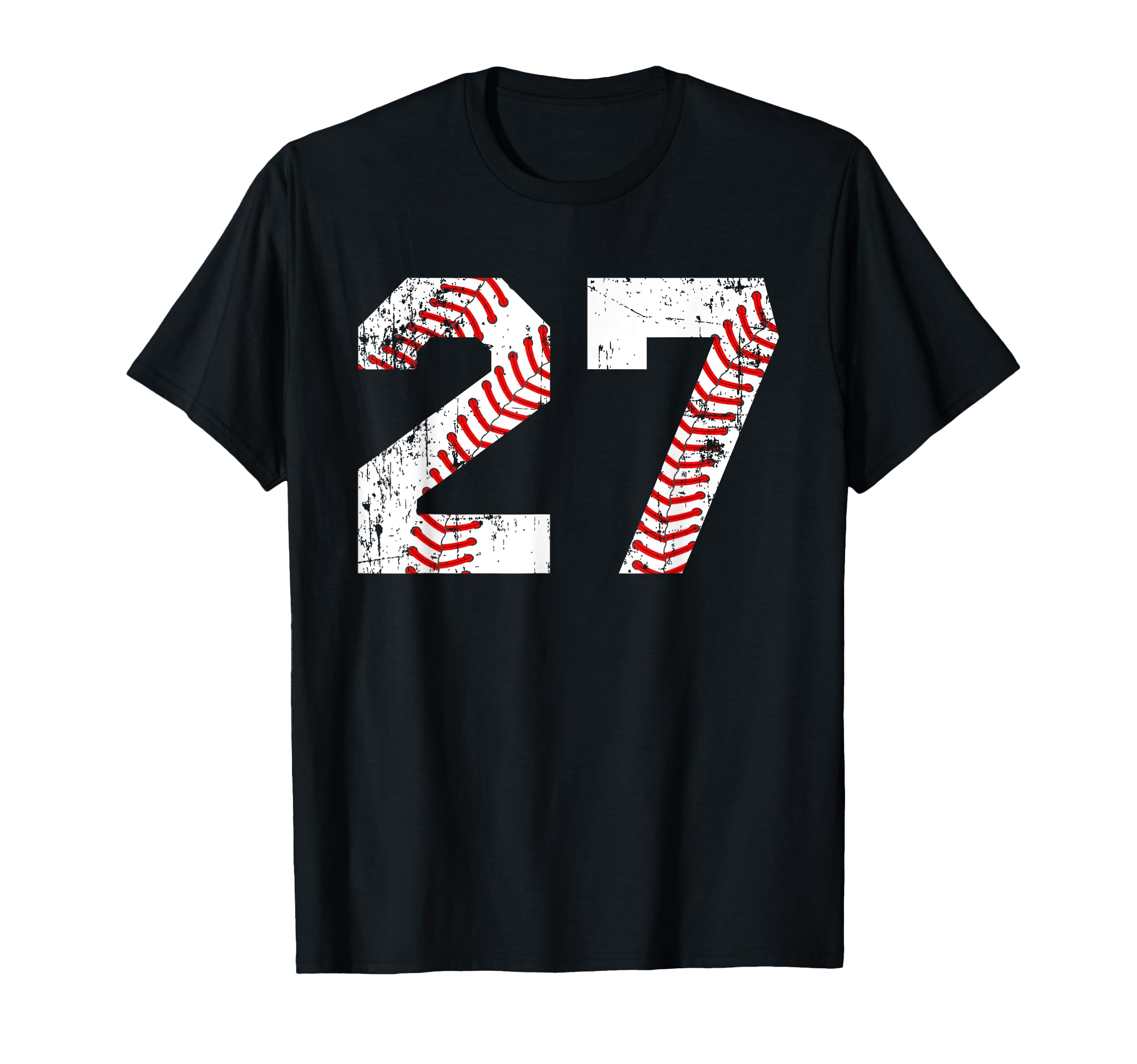 Baseball 27 Jersey Number T-Shirt - Graphic Print Men Women - T-Shirt, Sweatshirt, Hoodie