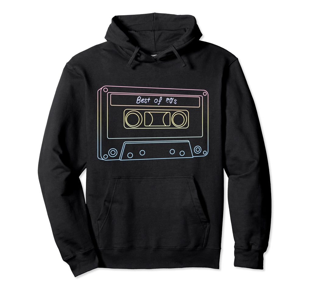 Mix Tape 80S Cassette 80S Music Hoodie - Trendy Graphic for Adults - T-Shirt, Sweatshirt, Hoodie