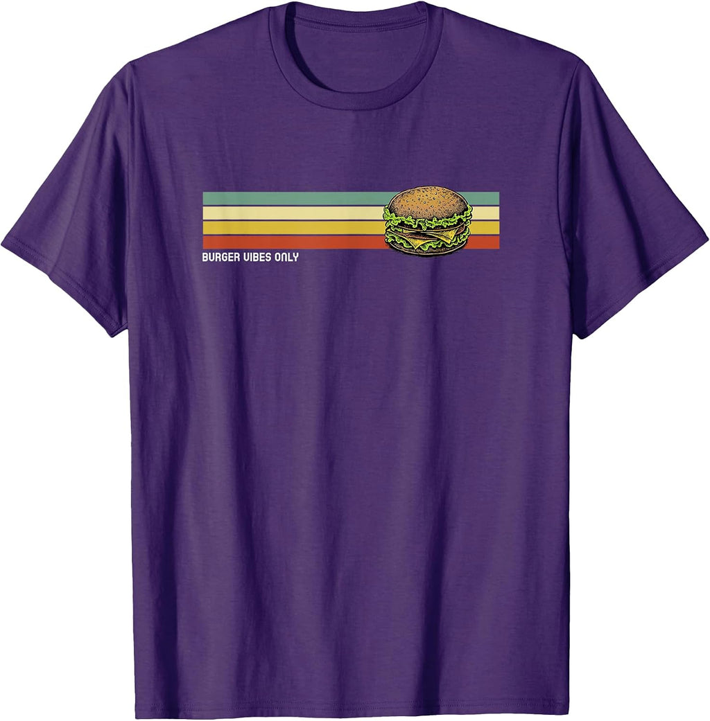 Retro hamburger design for burger lover - Adult & Kids T-Shirts, Sweatshirts & Hoodies apparel design preview 1