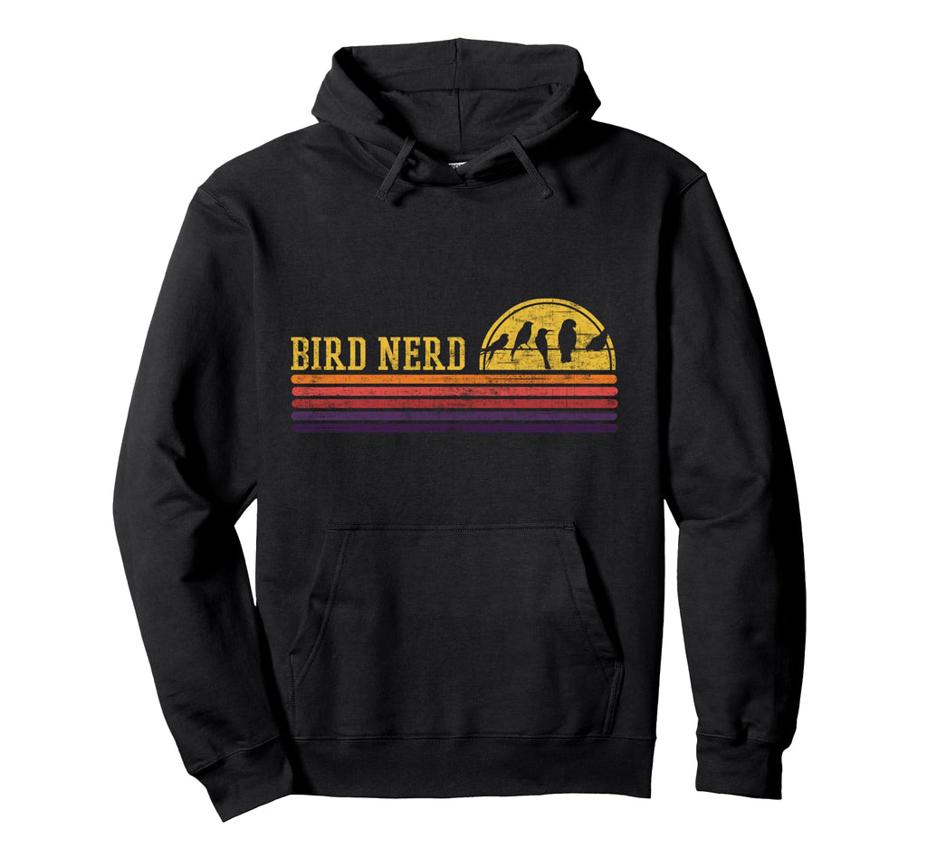 Bird Nerd Distressed Bird Watcher Hoodie - Streetwear Style Unisex - T-Shirt, Sweatshirt, Hoodie