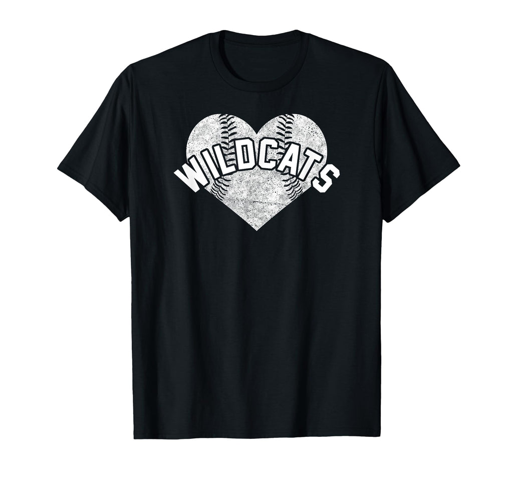 Wildcats Baseball Softball High School T-Shirt - Graphic Print for Adults - T-Shirt, Sweatshirt, Hoodie