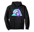 Skull Flowers Vaporwave Hoodie - Streetwear Style for Adults - T-Shirt, Sweatshirt, Hoodie