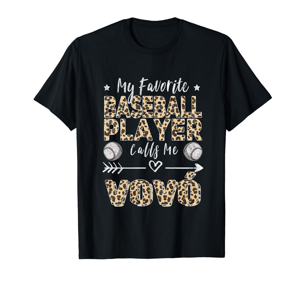 My Favorite Baseball Player Calls Me Vov T-Shirt - Trendy Graphic Unisex - T-Shirt, Sweatshirt, Hoodie