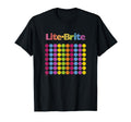 Lite Brite Toy Rainbow Dot Grid Logo T-Shirt - Minimalist Print Unisex - T-Shirt, Sweatshirt, Hoodie