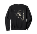 Cat Smoking Pipe Glasses Meme Grunge Sweatshirt - Trendy Graphic Men Women - T-Shirt, Sweatshirt, Hoodie