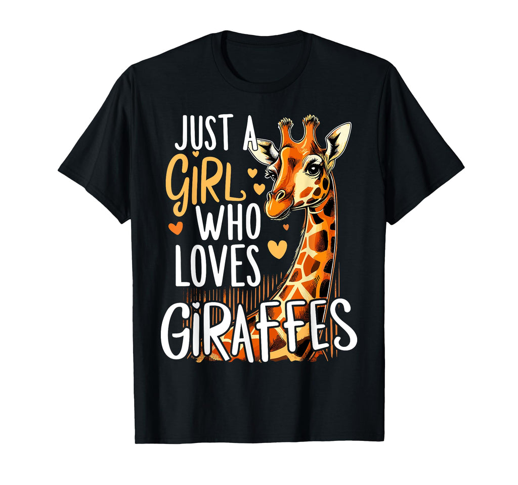 Giraffe Animal Just Who Loves Giraffe T-Shirt - Custom Art Print Men Women - T-Shirt, Sweatshirt, Hoodie