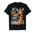 Giraffe Animal Just Who Loves Giraffe T-Shirt - Custom Art Print Men Women - T-Shirt, Sweatshirt, Hoodie