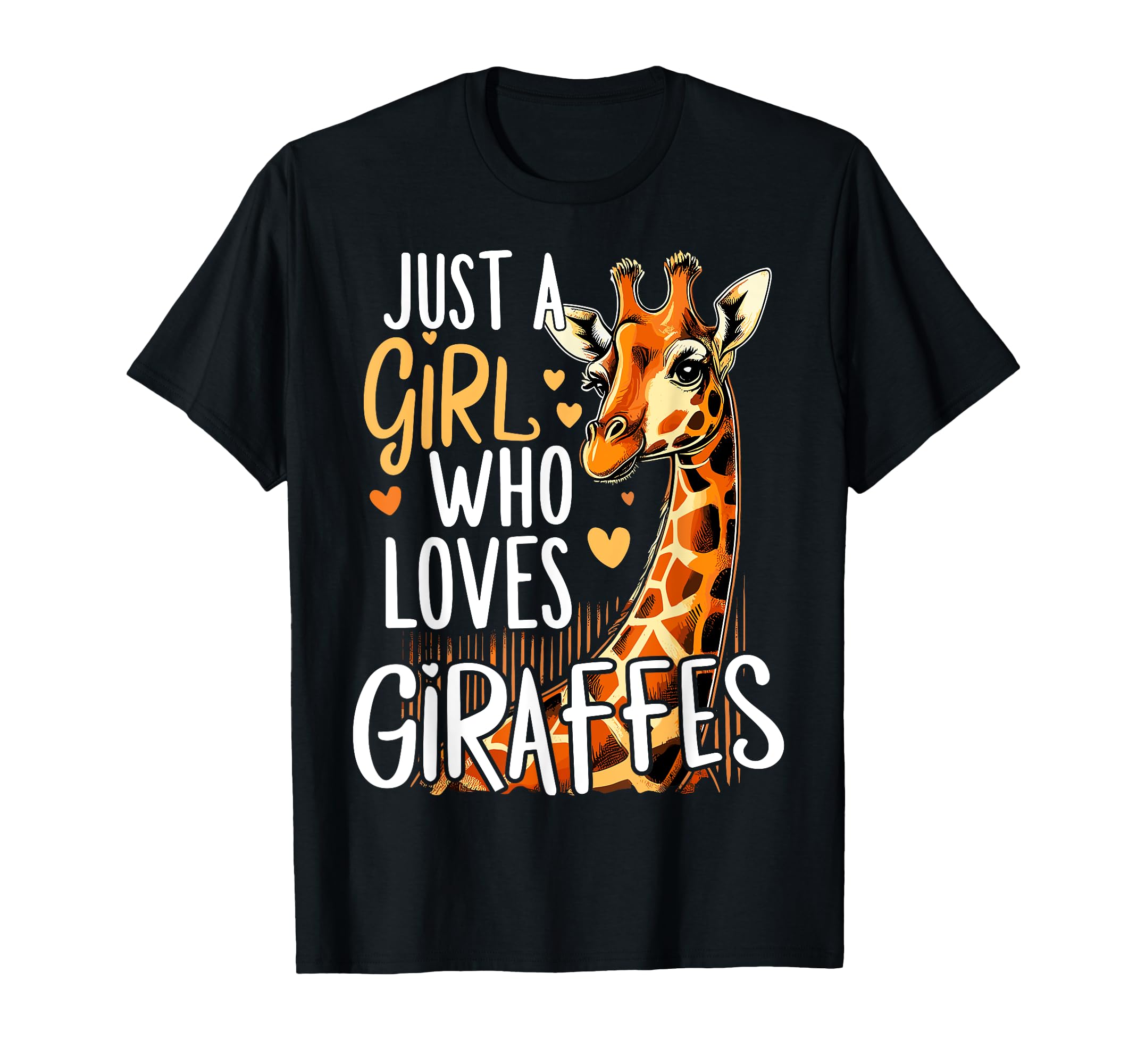 Giraffe Animal Just Who Loves Giraffe T-Shirt - Custom Art Print Men Women - T-Shirt, Sweatshirt, Hoodie
