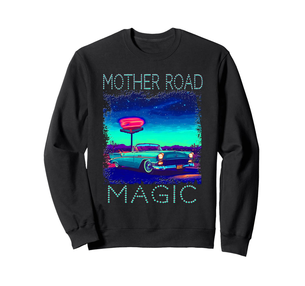 Route 66 Centennial Mother Road Sweatshirt - Fun Novelty Design Men Women - T-Shirt, Sweatshirt, Hoodie