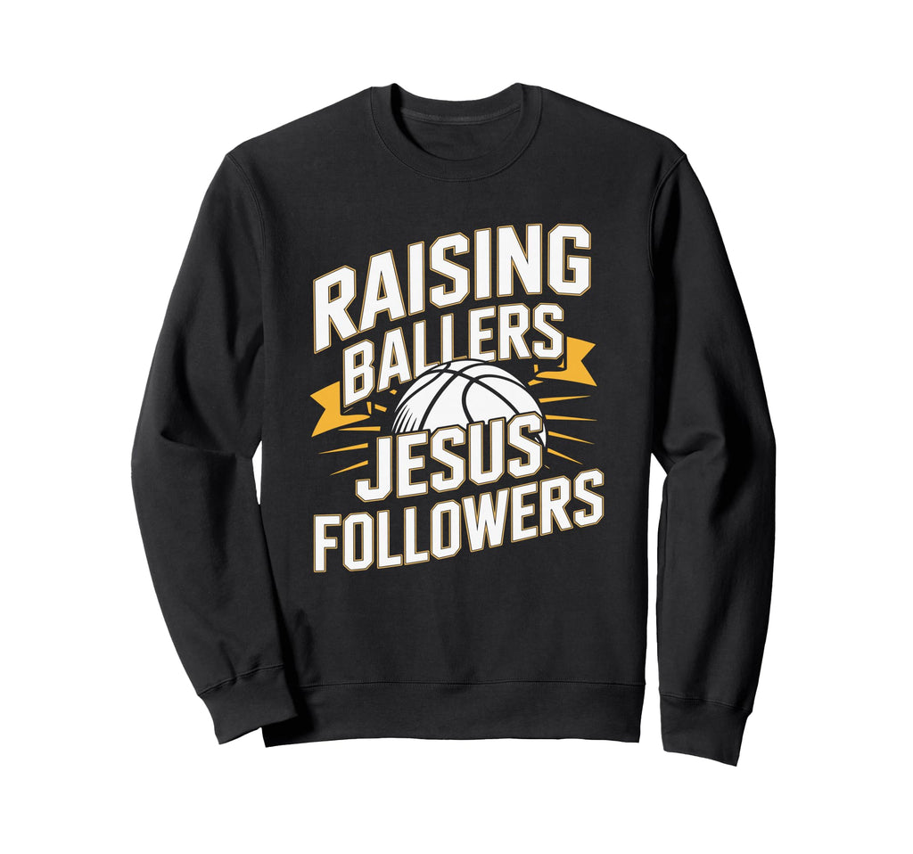 Basketball Dad And Mom Raising Sweatshirt - Streetwear Style for Adults - T-Shirt, Sweatshirt, Hoodie