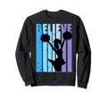 Cheerleading Pom Poms Distressed Sweatshirt - Unique Graphic Unisex - T-Shirt, Sweatshirt, Hoodie