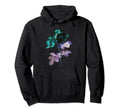 Vaporwave Aesthetic Rose Flower Hoodie - Casual Everyday Wear Unisex - T-Shirt, Sweatshirt, Hoodie