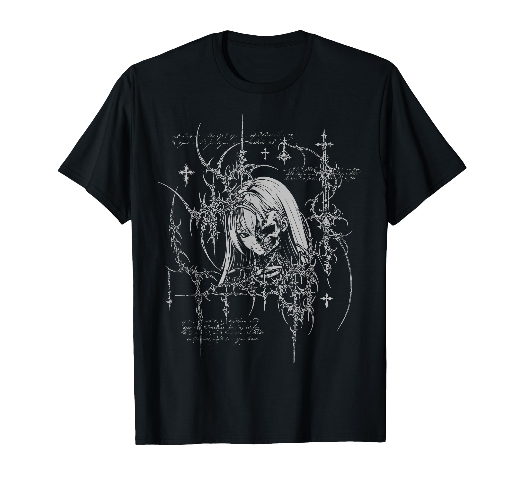 Y2K Grunge Anime Goth Alt Sigilism T-Shirt - Graphic Print for Adults - T-Shirt, Sweatshirt, Hoodie