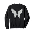 Gothic Angel Wings Fairy Grunge Sweatshirt - Aesthetic Graphic for Adults - T-Shirt, Sweatshirt, Hoodie