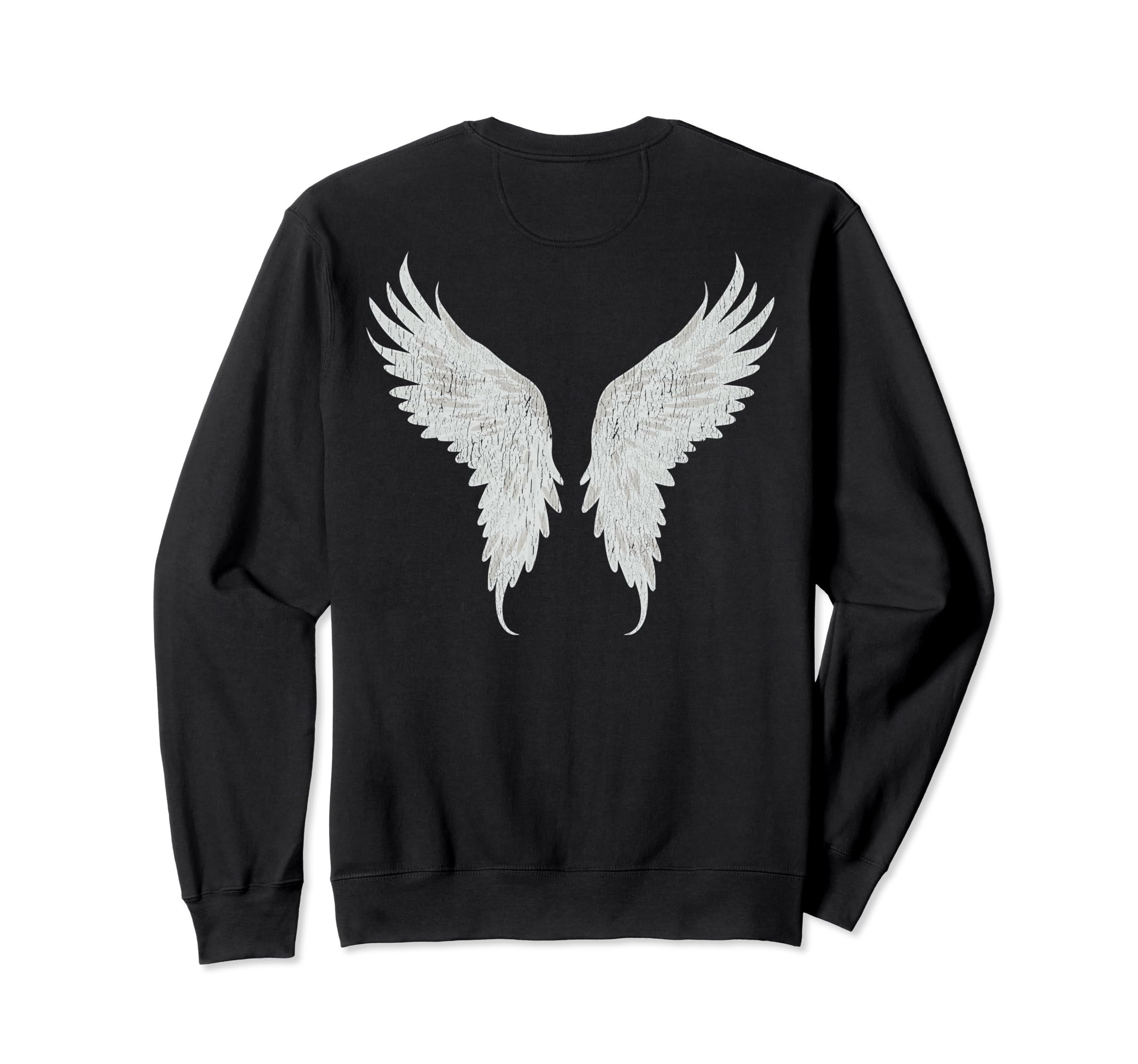 Gothic Angel Wings Fairy Grunge Sweatshirt - Aesthetic Graphic for Adults - T-Shirt, Sweatshirt, Hoodie