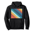 Colorful Floral Mosaic Hexagon Pattern Hoodie - Graphic Print Unisex - T-Shirt, Sweatshirt, Hoodie