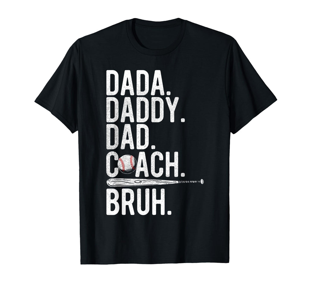Baseball Coach Dad Fathers Day Funny Family T-Shirt - Unique Graphic Unisex - T-Shirt, Sweatshirt, Hoodie
