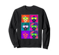Pop Art Psychedelic Boho Colorful Groovy Sweatshirt - Graphic Print Unisex - T-Shirt, Sweatshirt, Hoodie