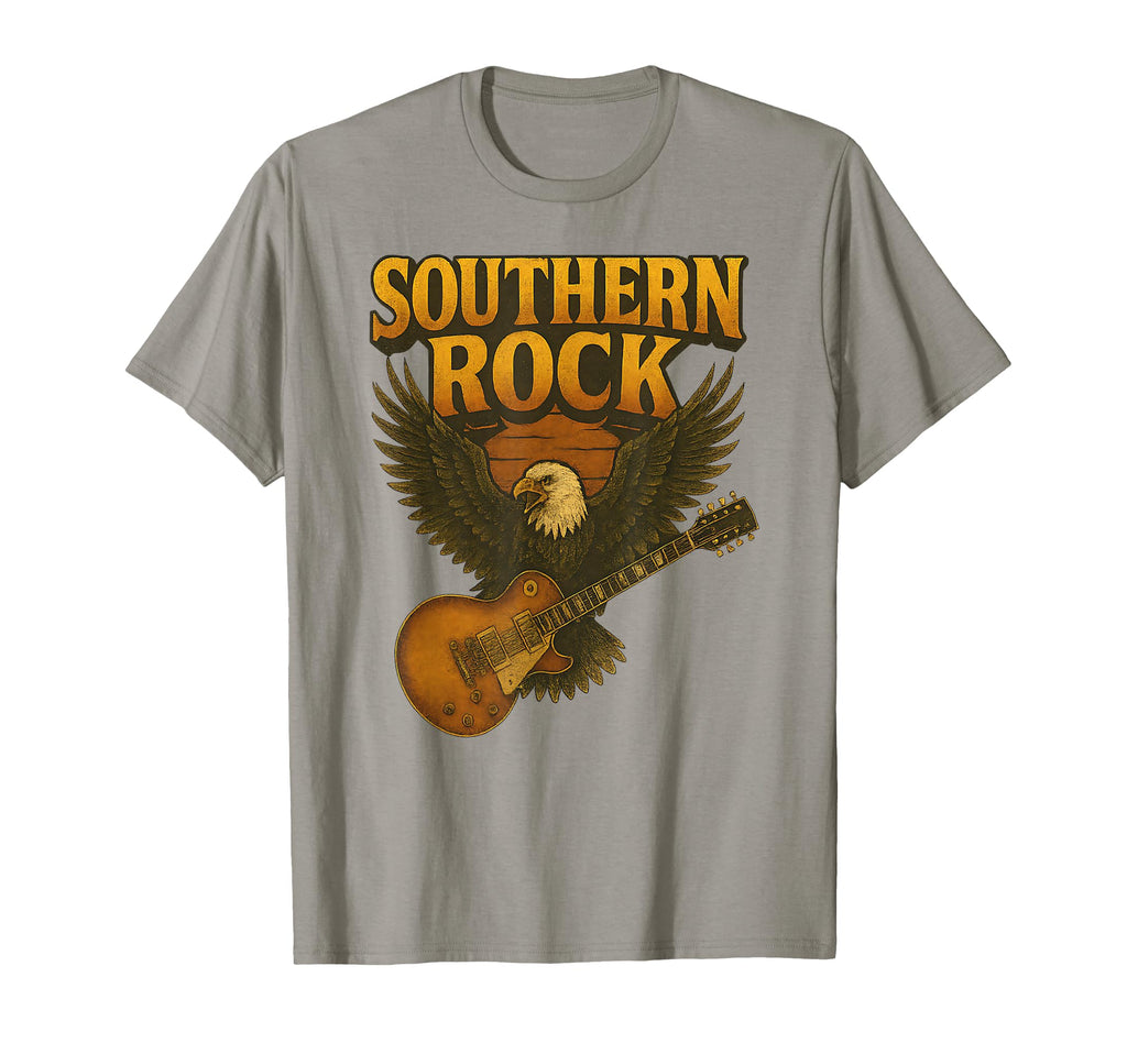 Southern Rock Eagle Guitar Bootleg T-Shirt - Unique Graphic for Adults - T-Shirt, Sweatshirt, Hoodie