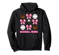 Baseball Mama Baseball Mom Mothers Day Hoodie - Novelty Apparel Men Women - T-Shirt, Sweatshirt, Hoodie