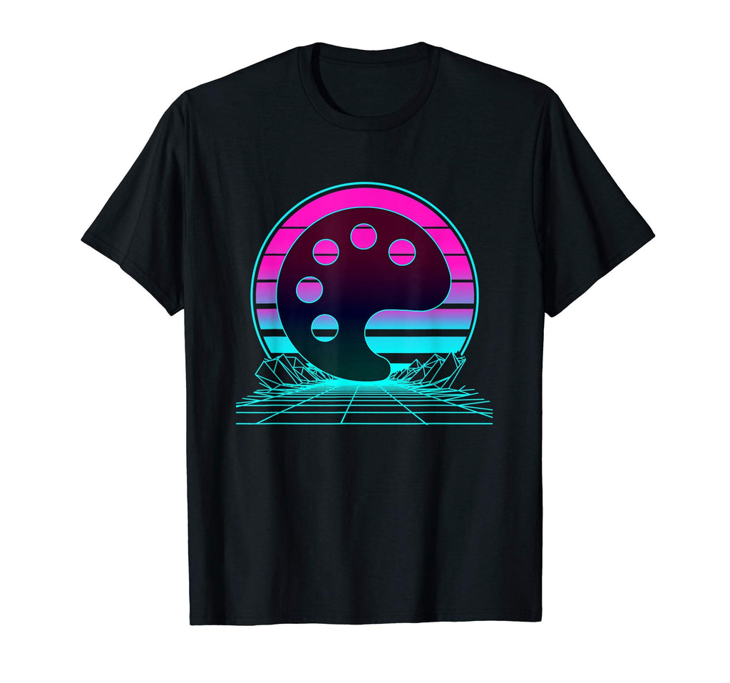 Sunset Paint Palette T-Shirt - Casual Everyday Wear Unisex - T-Shirt, Sweatshirt, Hoodie
