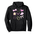 Baseball Mom Coquette Bow Mothers Day Hoodie - Minimalist Print for Adults - T-Shirt, Sweatshirt, Hoodie