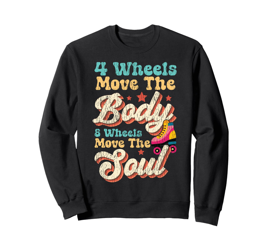 Roller Skating Skate 1970S 4 Sweatshirt - Casual Everyday Wear Men Women - T-Shirt, Sweatshirt, Hoodie