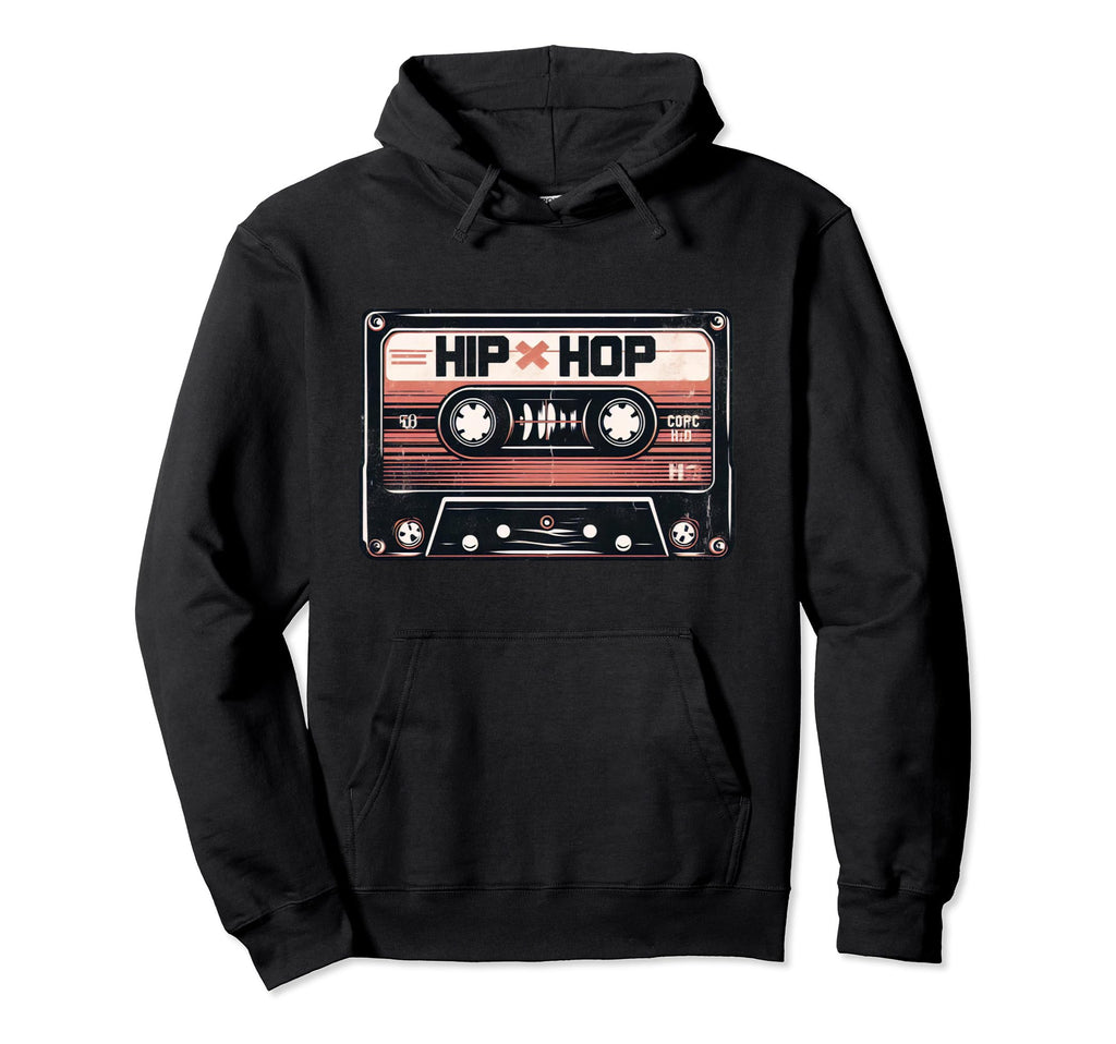 Cassette Tape Hip Hop Music 80S 90S Hoodie - Aesthetic Graphic Men Women - T-Shirt, Sweatshirt, Hoodie