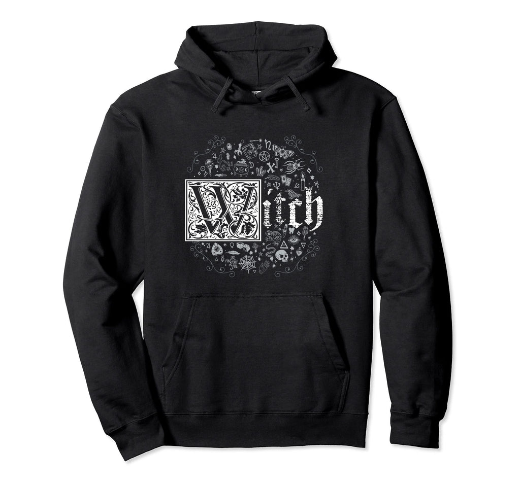 Witch Distressed Witch Core Hoodie - Streetwear Style Men Women - T-Shirt, Sweatshirt, Hoodie