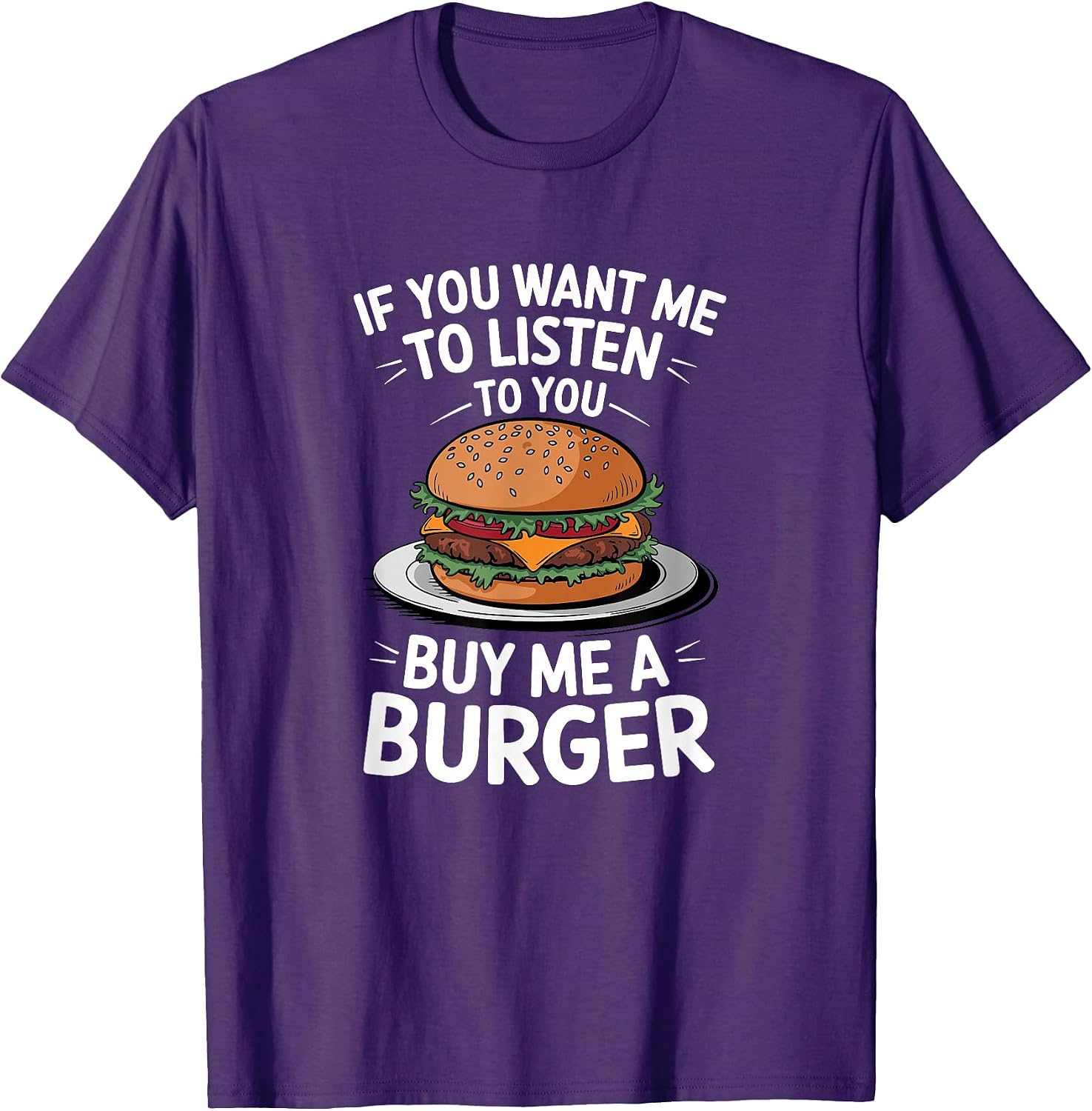 Funny Burger Lover Apparel - Adult & Kids T-Shirts, Sweatshirts & Hoodies apparel design preview 1