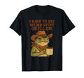Weird Stuff Cowboy Frog Coffee Funny T-Shirt - Streetwear Style Unisex - T-Shirt, Sweatshirt, Hoodie